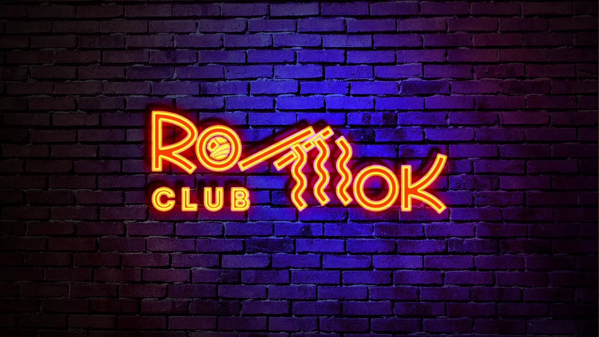 Разработка интерьерной вывески суши-бара «Roll Wok Club» в Славянске-на-Кубани